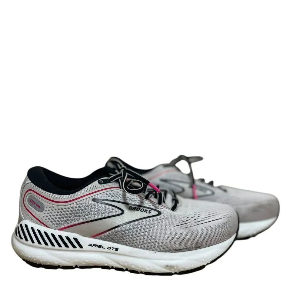 Brooks Ariel GTS 23 1203901D078 Gray Running Shoes Women's Sz 7D